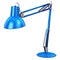 Blue desk or table lamp
