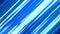 Blue diagonal anime speed lines. Anime motion background