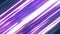 Blue diagonal anime speed lines. Fast speed neon glowing flashing lines streaks in purple pink and cool blue color