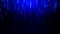 Blue diamonds abstract rain background