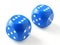 Blue dices