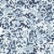 Blue digit camouflage seamless pattern