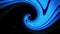 Blue Digital Neon Waves VJ Loop Motion Background