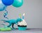 Blue Dinosaur Birthday Party