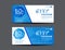 Blue Discount Voucher template, coupon design,ticket, banner,cards,polygon background,vector illustration