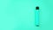 Blue disposable electronic cigarette on bright blue background