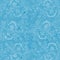 Blue distressed background decorated with floral frosty ornament composition