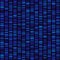 Blue Dna Sequence Results on Black Seamless Background. Vector