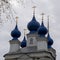 Blue domes of the Orthodox Church