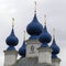 Blue domes of the Orthodox Church