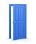 blue door