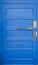 Blue Door with Brass