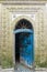 Blue door in Morocco