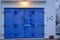 A blue door near Anafi`s port