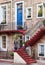 Blue Door, Red Stairs, Ramsey Garden, Edinburgh