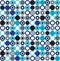 Blue dotted pattern