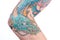 Blue Dragon Tattoo on Arm