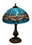 Blue Dragonfly Glass Lampshade