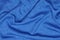 Blue draped fabric