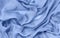 Blue draped fabric texture