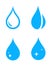 Blue droplet set