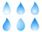 Blue droplet set