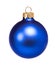 Blue dull christmas ball