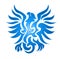 Blue eagle flame emblem