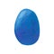 Blue easter egg isolated on white background. Watercolor gouache hand drawn illustration. Happy easter holiday