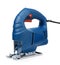 Blue electric jig saw