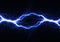 Blue electrical lightning