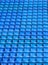 Blue empty seats