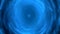 Blue Energy Circles Tunnel Background