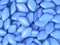 Blue erection pills background