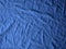 Blue fabric texture background, tangled fabric texture, textile industry background