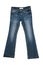 Blue female jeans isolated