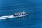 Blue Ferry Boat - Cinque Terre - Liguria Italy