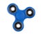 Blue Fidget Spinner on white background