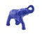 Blue figurine of an elephant