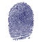 Blue Fingerprint