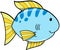 Blue Fish Vector