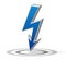 Blue Flash arrow