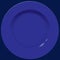 Blue flat plate