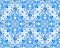 Blue floral seamless pattern in Russian gzhel