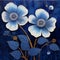 Blue Flowers: A Dark And Symbolic Painting Inspired By Kelly Vivanco