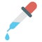 Blue fluid droplet  Color Vector Icon that can easily modify or edit