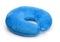 Blue foam neck pillow