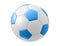 Blue football ball