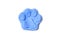 Blue footprint animal