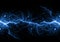 Blue fractal lightning background,